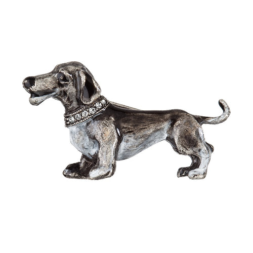 DACHSHUND DOG BROOCH BY FABOS