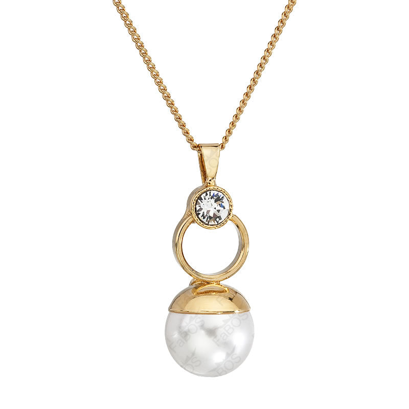 PEARL SWAROVSKI® CRYSTAL NECKLACE