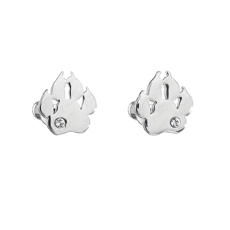 PAW EARRINGS WITH CRYSTAL SWAROVSKI SHATON