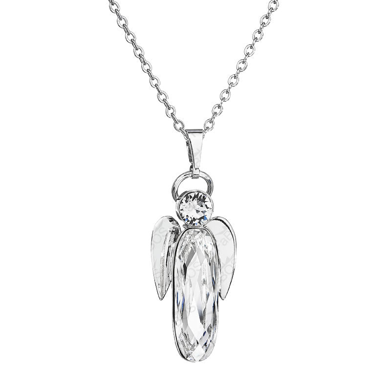 NECKLACE ANGEL OF FRIENDSHIP CRYSTAL FABOS