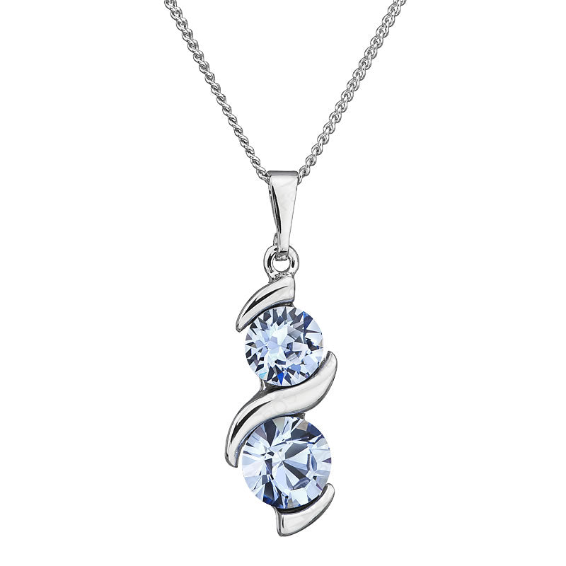 SUSIE LIGHT SAPPHIRE SWAROVSKI NECKLACE