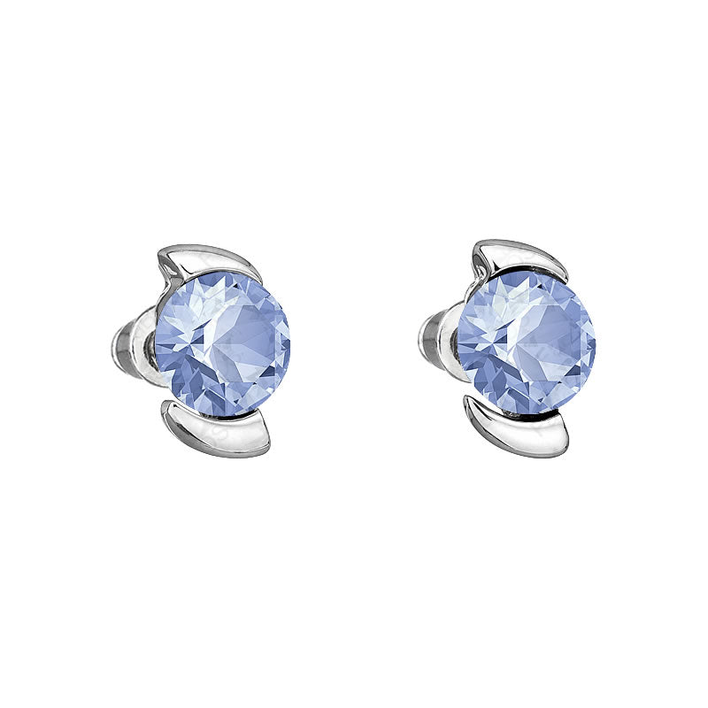 SUSIE LIGHT SAPPHIRE SWAROVSKI EARRINGS