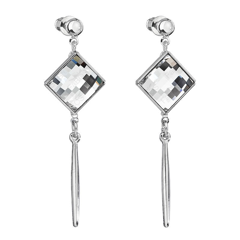 PYRAMID SWAROVSKI® CRYSTAL EARRINGS
